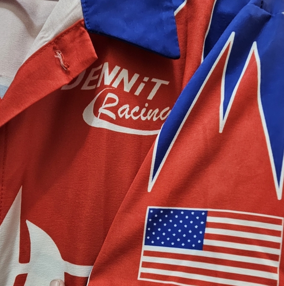 🍍Old Spice Nascar " Talledega Nights"Button up - Picture 3 of 4